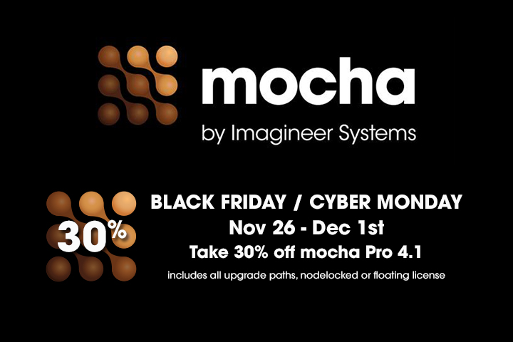 Imagineer Systems Celebrates 2014 with Annual 30% Off Black Friday & Cyber Monday Sale