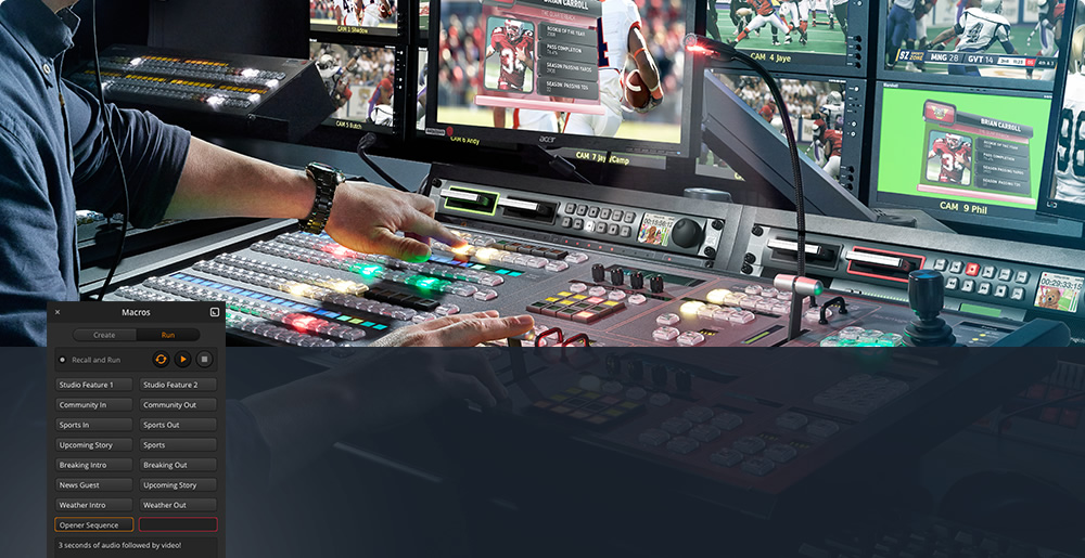 Blackmagic Design announces ATEM Switcher Update 6.3 with advanced “Power Macros”