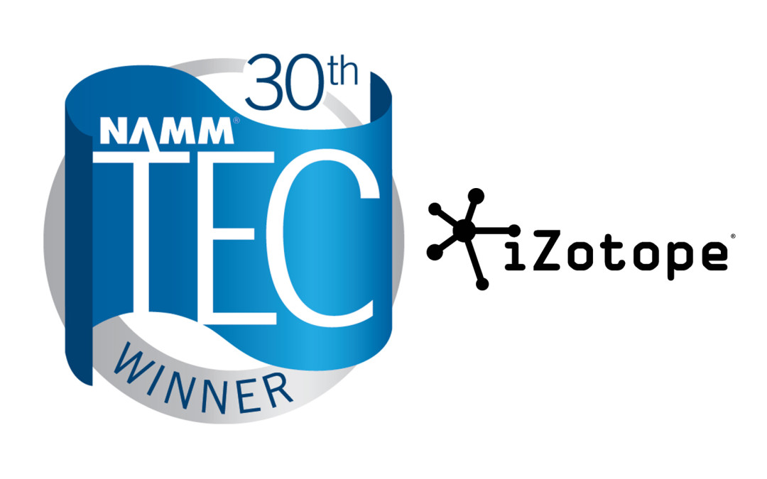 iZotope RX 3 Wins NAMM TEC Award for Outstanding Technical Achievement