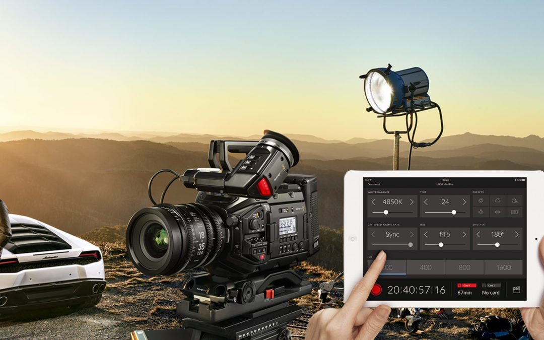 Blackmagic Design Ships Remote Bluetooth Camera Control App for URSA Mini Pro